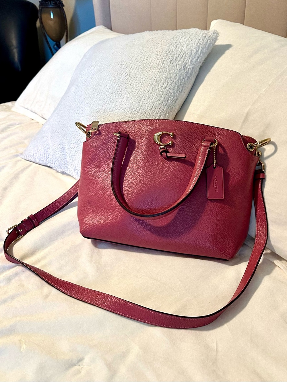 Coach Pink Remi Purse Crossbody